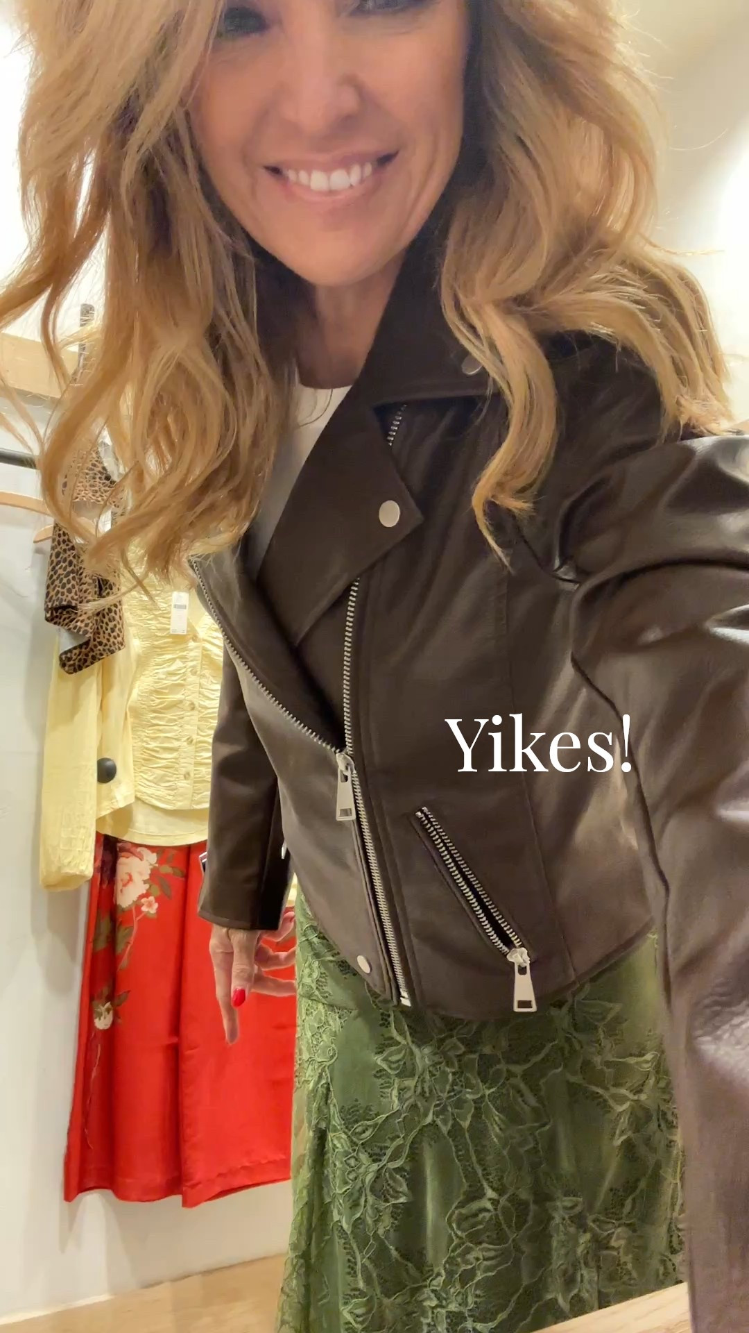 Watch me come to the unfortunate realization while filming a try-on session that the pockets were filled with broken security tags 😳

My heart goes out to the MOD who likely had to fill out an incident report after I showed her…girl I’ve been there done that. 

And a good reminder to scrupulous shoppers: be careful when putting your hands in the pockets those security pins are mighty sharp!

#LTKOver40