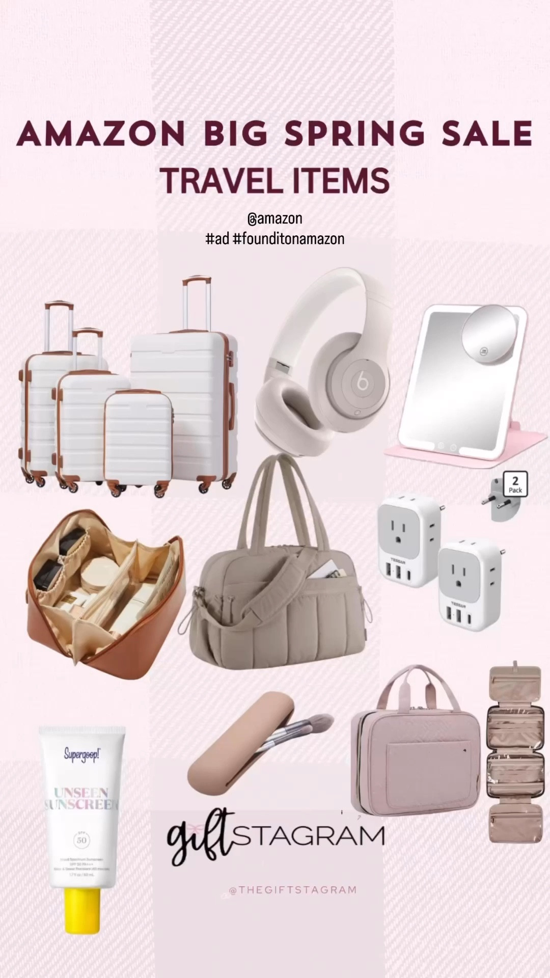 Check out @amazon Big Spring Sale today! I linked all my favorite travel finds. They make great gifts too! #ad #founditonamazon

#LTKstorytime #LTKSaleAlert #LTKTravel