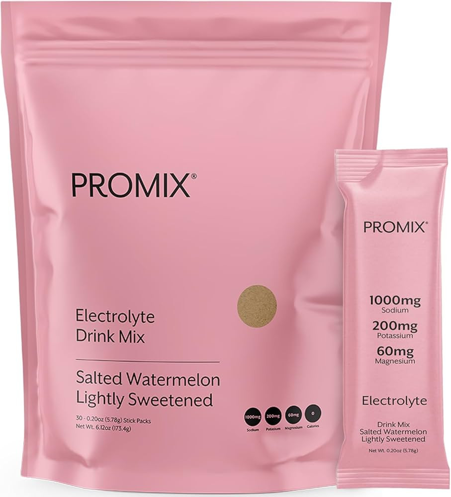 ProMix Nutrition Electrolytes Powder Hydration Packets - Himalayan Pink Salt, Magnesium, Potassiu... | Amazon (US)