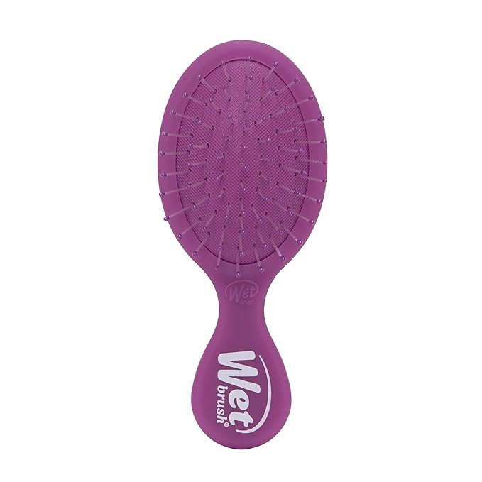Wet Brush Mini Detangler Hair Brush, Purple Frost, Detangling Travel Hairbrush, Ultra-Soft Intell... | Amazon (US)