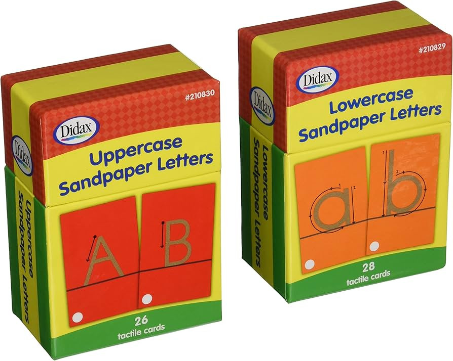 Didax Educational Resources Sandpapers Letters Boxed Set | Amazon (US)