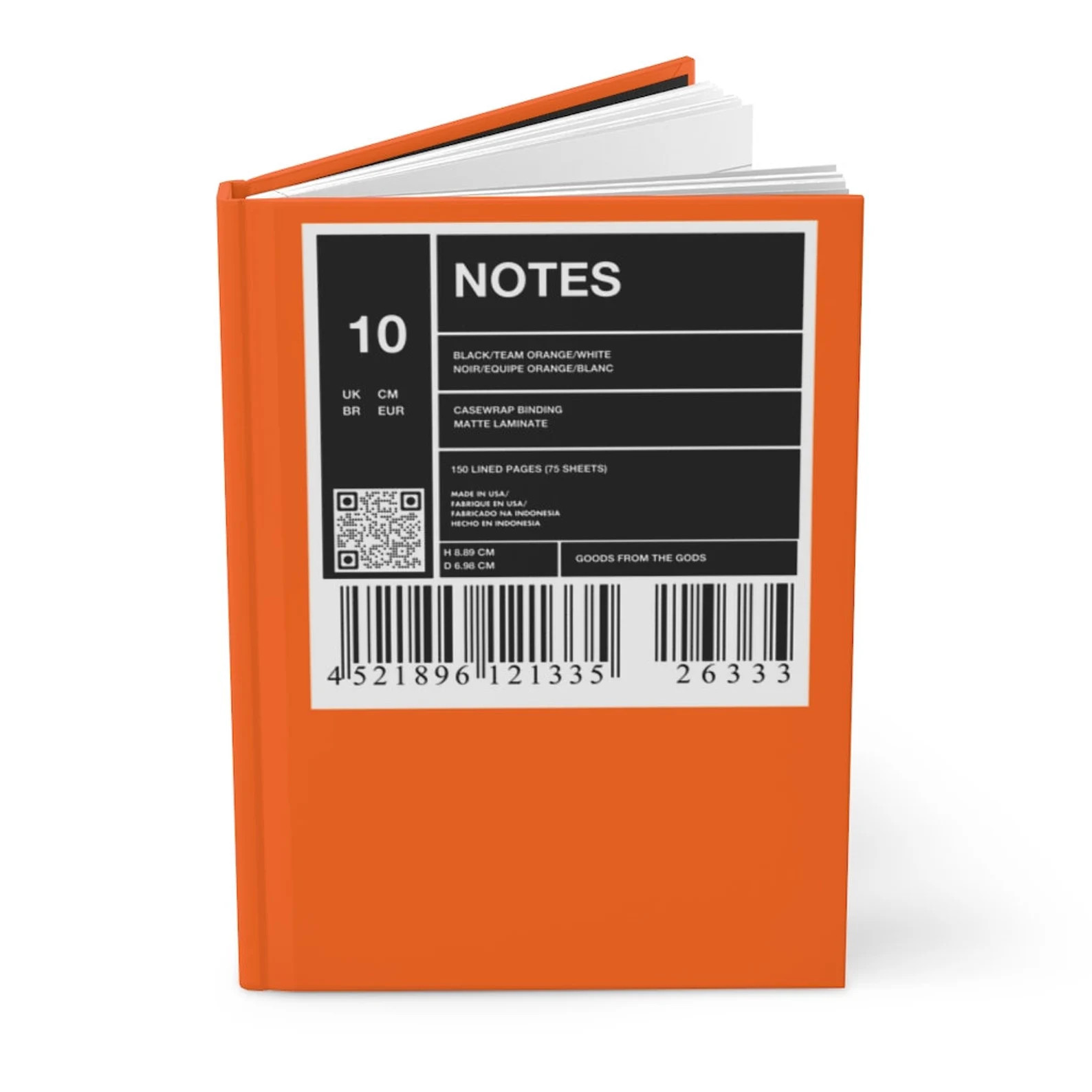 Hypebeast Sneaker Shoebox Label Inspired Hardcover Lined - Etsy | Etsy (US)