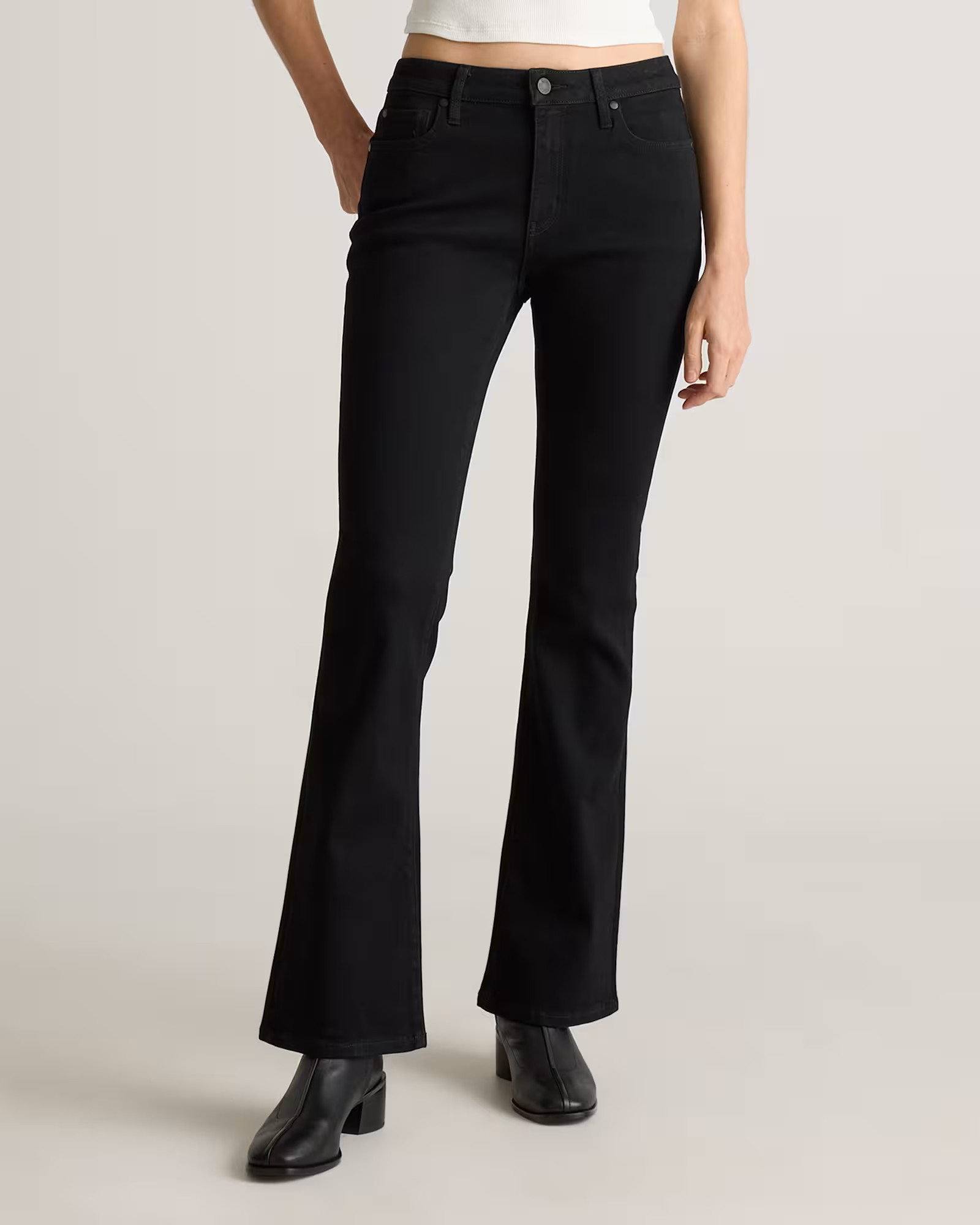 Luna Stretch Flare Jeans | Quince