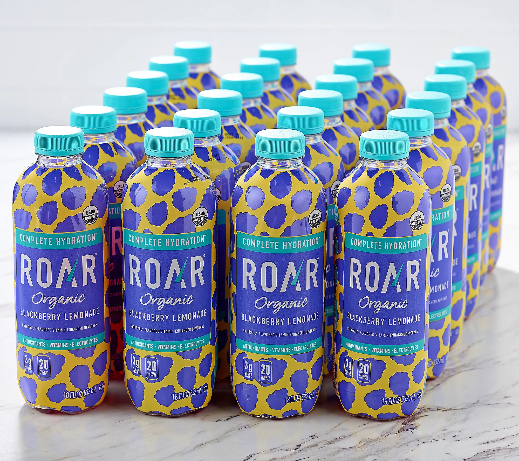 AD Roar Organic(24)Vitamin&Electrolyte Lemonade Auto-Delivery | QVC