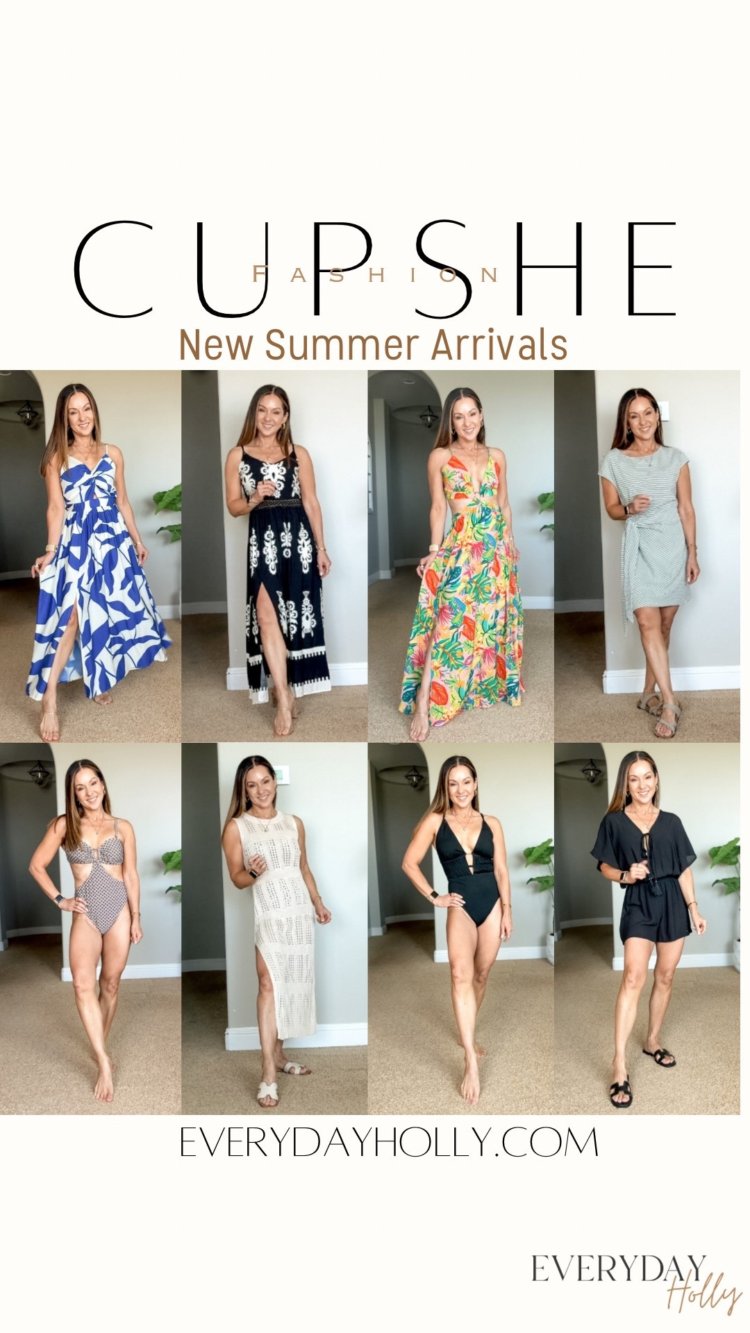 Use code HOLLY for 15% off $65+ or 20% off $109+ at @Cupshe 

☀️New Summer Arrivals from Cupshe!
From dreamy dresses to mom-approved swimsuits & coverups, these looks are perfect summer☀️, summer vacation🏝️, or your upcoming cruise 🚢 !

For reference: I’m 5’1”, 108 lbs – all unaltered & true to size!
Wearing the smallest size available in everything


#LTKPetite #LTKSeasonal #LTKOver40