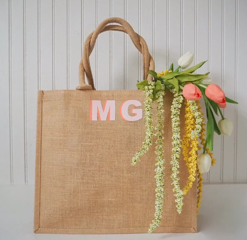 Large Monogram Initial Tote | Etsy | Etsy (US)