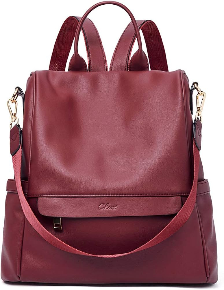 CLUCI Women Backpack Purse Fashion Leather Large Designer Travel Bag Ladies Shoulder Bags | Amazon (US)