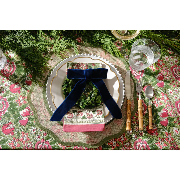 Winter Floral Tablecloth | Cailini Coastal