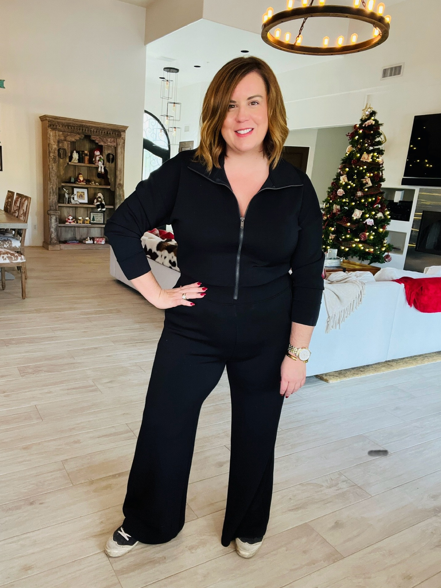 This Spanx jumpsuit is everything 🔥 Comfy as heck and fits on all the right places!

#LTKstyletip #LTKplussize #LTKover40