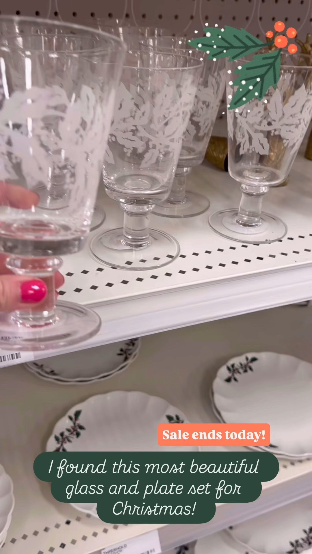 I found the most beautiful set of Holly Berry cups and plates for Christmas Eve/Christmas dinner. I’ll link all my faves here, they’re so pretty! (On sale but it ends today!) 

#LTKSaleAlert #LTKHome #LTKHoliday