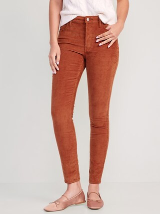 High-Waisted Rockstar Super-Skinny Corduroy Pants for Women | Old Navy (US)