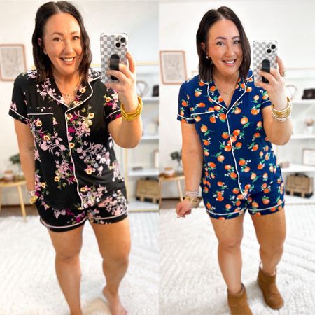 $16.98 pj sets still showing in stock for me!  I’ve been wearing these almost every single night!  So comfy and the stretchy fabric ever!  Size large  

#LTKFindsUnder50 #LTKMidsize #LTKSeasonal