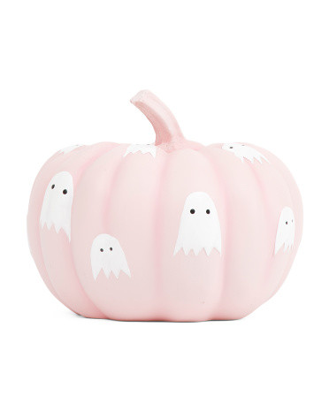 Resin Pumpkin With Ghosts | TJ Maxx