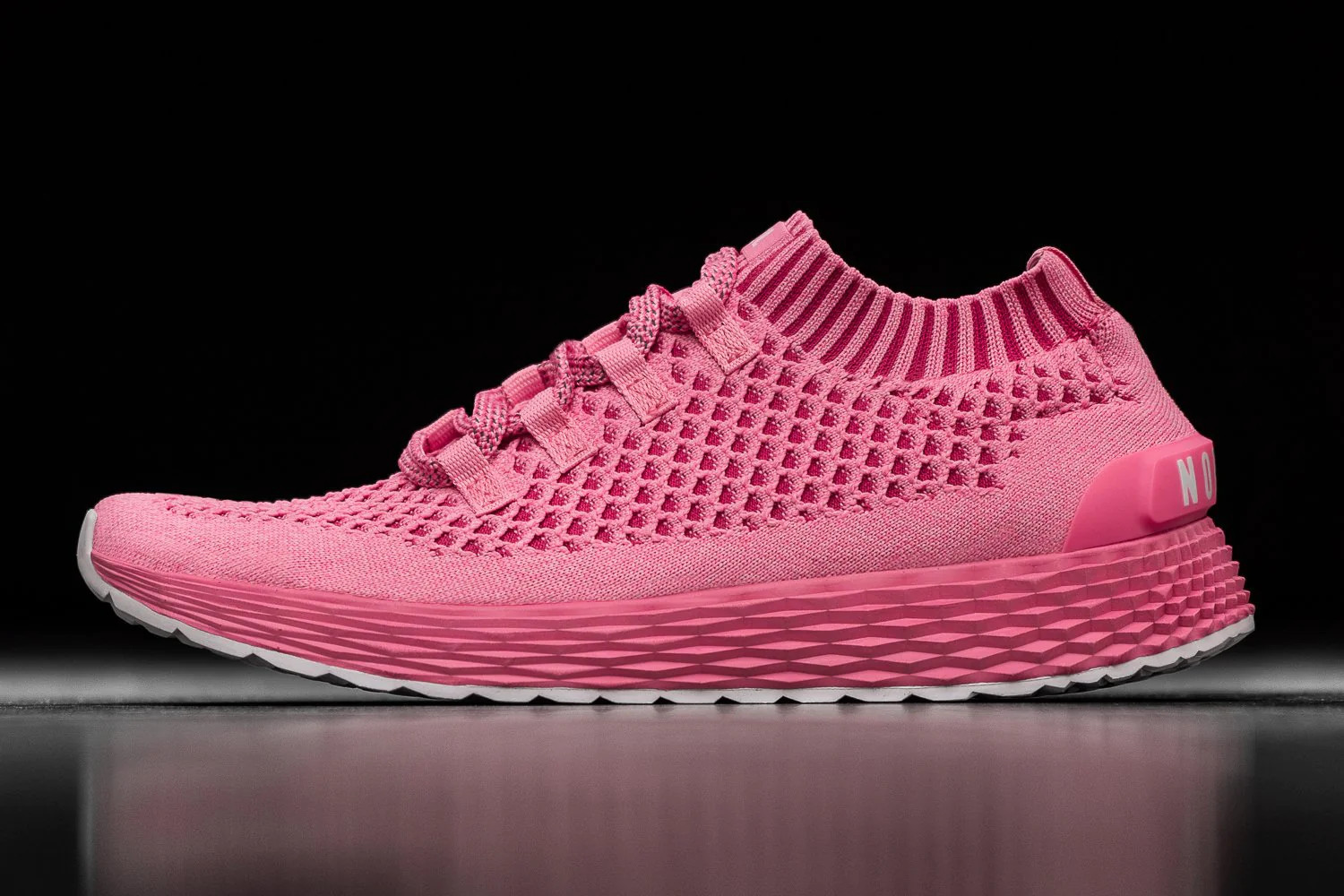 BRIGHT PINK KNIT RUNNER (WOMEN'S) | NOBULL