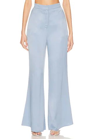 Camila Coelho Kassiani Trouser in Dusty Blue from Revolve.com | Revolve Clothing (Global)