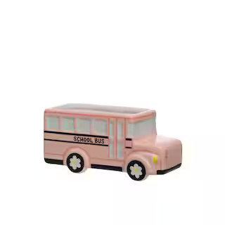 6" Pink Ceramic School Bus Tabletop Décor by B2C™ | Michaels | Michaels Stores
