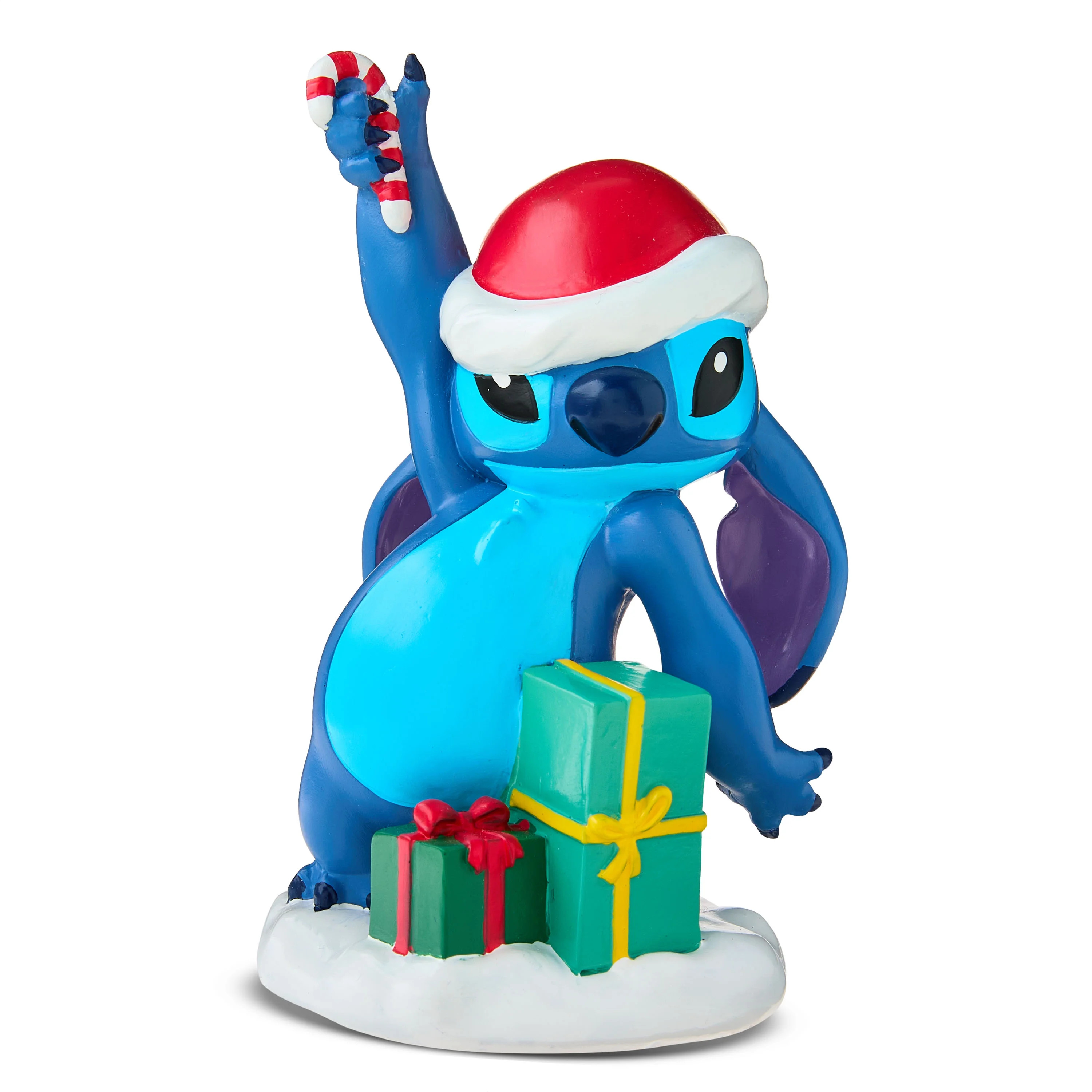 Lilo & Stitch Collectible Christmas Stitch 6 inch Vinyl Polyresin Figurine, Blue, by Ruz | Walmart (US)