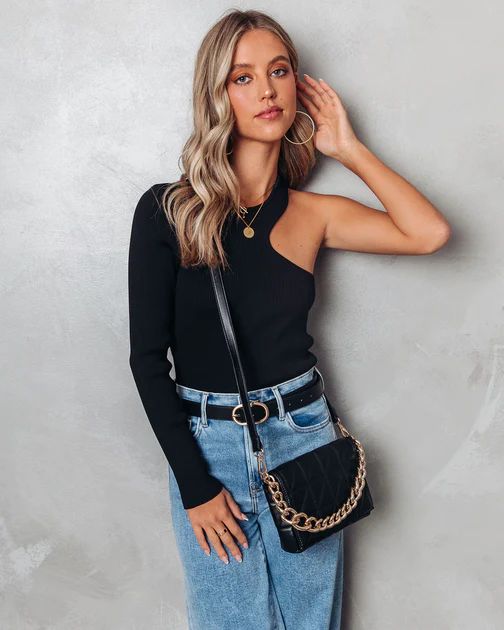 Alani Quilted Crossbody Bag - Black | VICI Collection