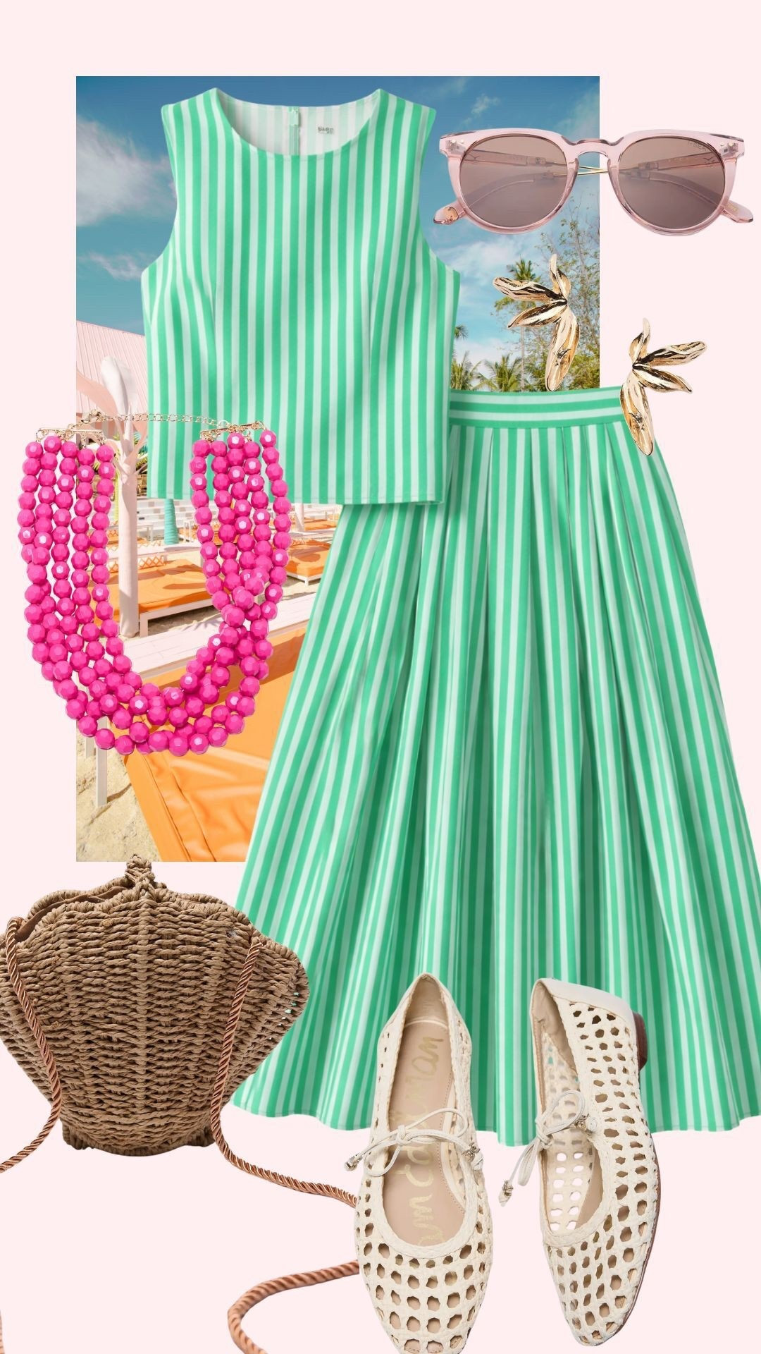 The green stripe set from Avara is giving all the tropical prep vibes, and that hot pink necklace is the perfect cherry on top! 

Avara just came out with the sweetest spring dresses and I just can’t decide which is my favorite!! 😍

Get 15% off your purchase with my code BRITTANY15 💖

#LTKSaleAlert #LTKootd #LTKSeasonal