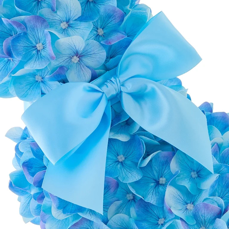 Hydrangea Bunny Topiary, Blue, 27", Easter by Way To Celebrate | Walmart (US)