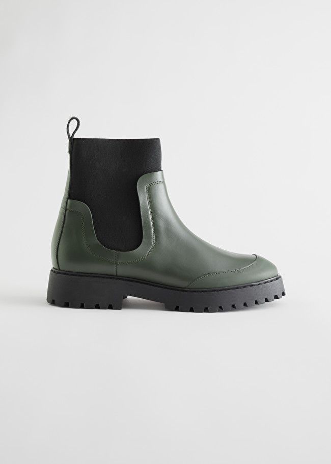 Elasticated Leather Chelsea Boots | & Other Stories (EU + UK)