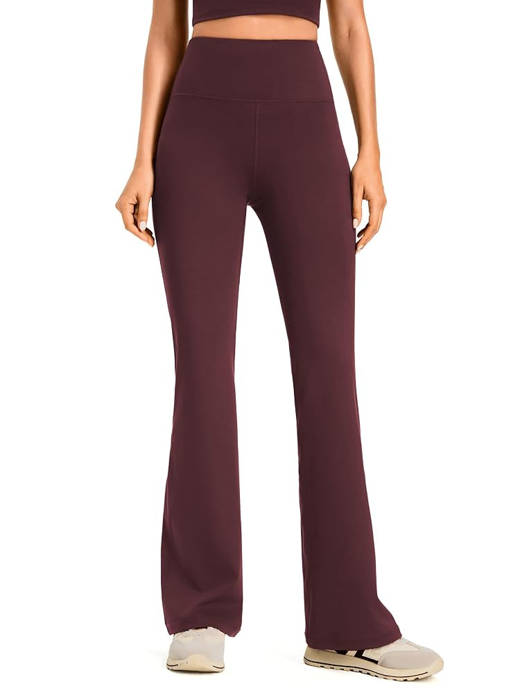AFITNE Women's Yoga Pants Wide Leg Workout Leggings Flare Casual Lounge Pants with Pockets High W... | Amazon (US)