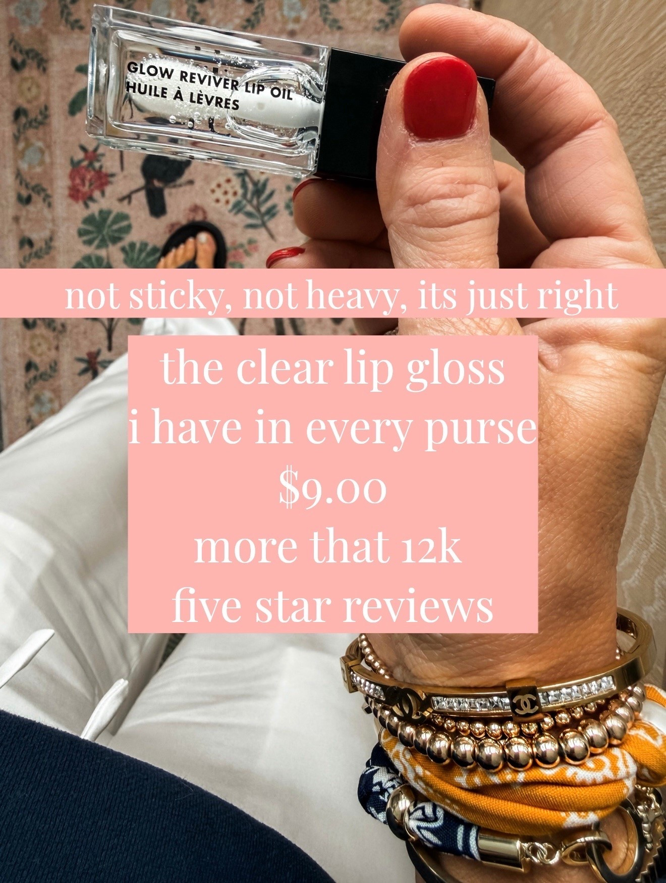 my fave clear lip gloss. not sure why they call it Lip Oil. TRUST me this is the best $9.00 lip gloss to grab and have in your purse!  Plus the applicator feels amazing on your lips!

#LTKOver40 #LTKBeauty