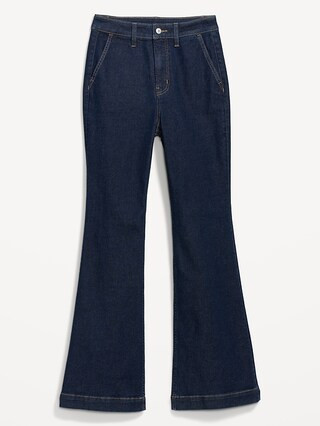 Extra High-Waisted 360° Stretch Trouser Flare Jeans for Women | Old Navy (US)