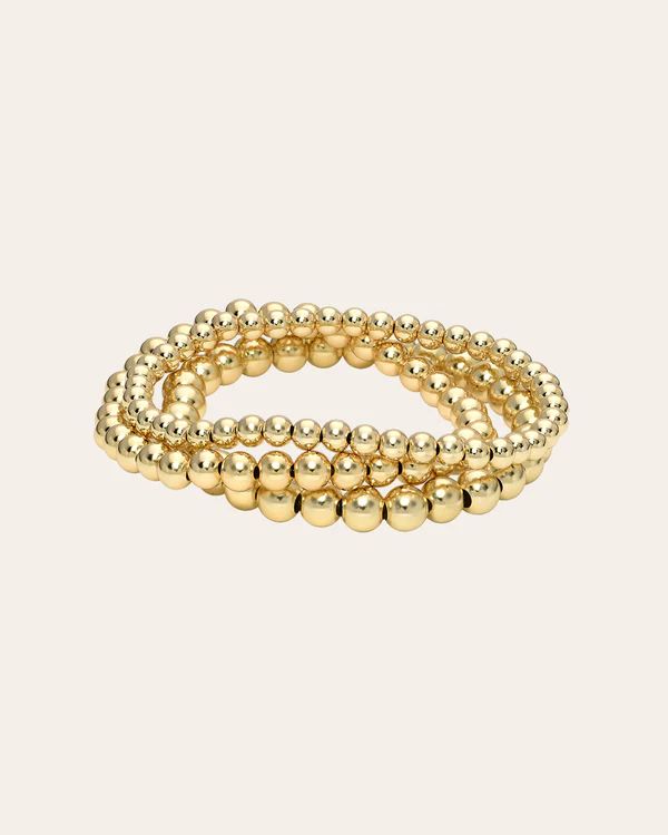 Bead Bracelet Stack | Zoe Lev Jewelry