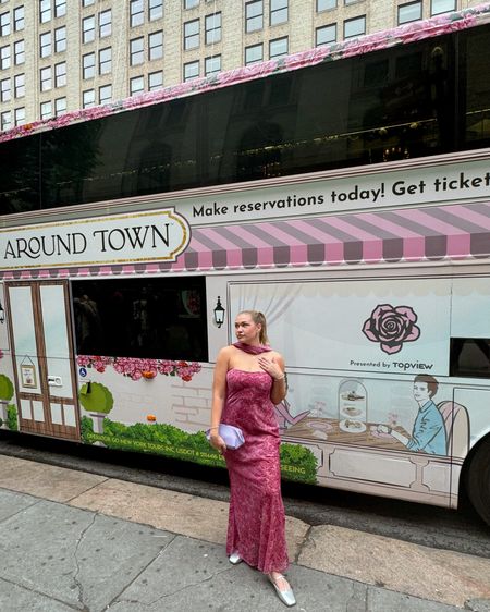 toast to the ton🎀☕️ bridgerton themed Tea Party! 

dress - For Love & Lemons 
bag - Olga Berg 
flats - Marcelle Vignon 

use code KARIENYC5 for a discount on your Tea Around Town experience!🚌

.
.
.
.

🔎 spring outfit inspo, spring fashion, summer outfit ideas, pinterest aesthetic, pinterest fashion, pinterest outfit, casual outfit ideas, daily outfit inspo, bridgerton style, bridgerton aesthetic, girly aesthetic, girly style, coquette core, coquette style, coquette aesthetic, pink aesthetic, soft girl aesthetic, things to do in nyc, tea party, cottage core, girly style, girly vibes, girly aesthetic 

🏷️ #pinkdress #springoutfit #pinterestgirl #ootd #springstyle #pinterestinspired #fashioninspo #thatgirlaesthetic #springfashion #softgirlaesthetic #softgirl #cottagecore #cottagestyle #ootdfashion #ootdshare #outfitinspiration #outfitoftheday #summerfashion #pinterestoutfit #fashion #pintereststyle #fashioninspired #lessisworefemales #pinterestaesthetic #minimalfashionstyle #teaparty #bridgertonvibes #bridgertonstyle #weddingguestdress #weddingguestoutfit 