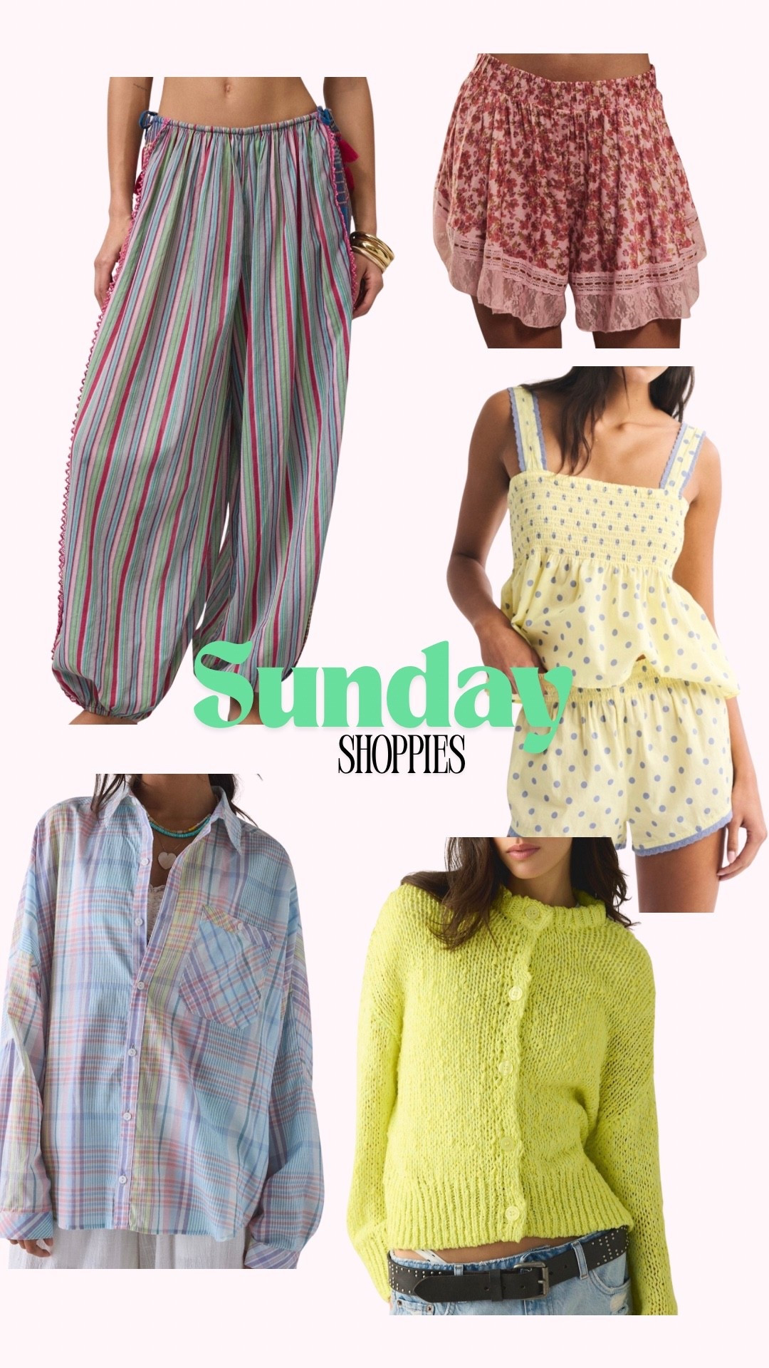 Major case of the Sunday shoppies today & here’s what I bought 🌼🍋‍🟩🌷