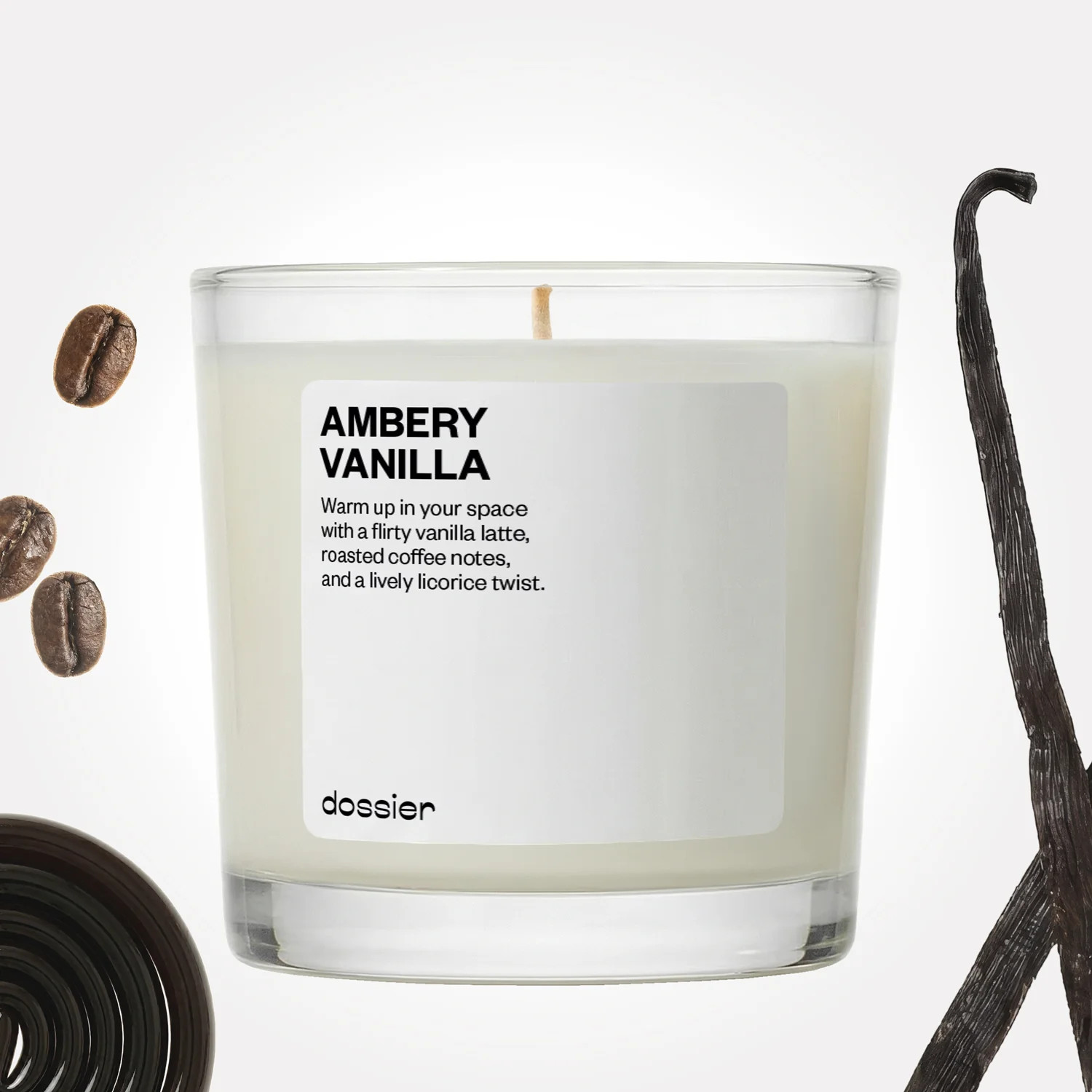 Inspired by Black opium Candle -  Ambery Vanilla Candle | Dossier