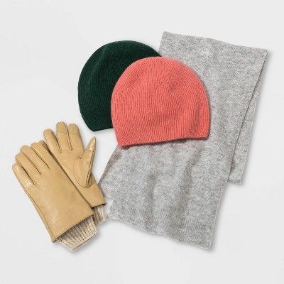 Winter Accessories Cashmere and Leather Collection - A New Day™ | Target