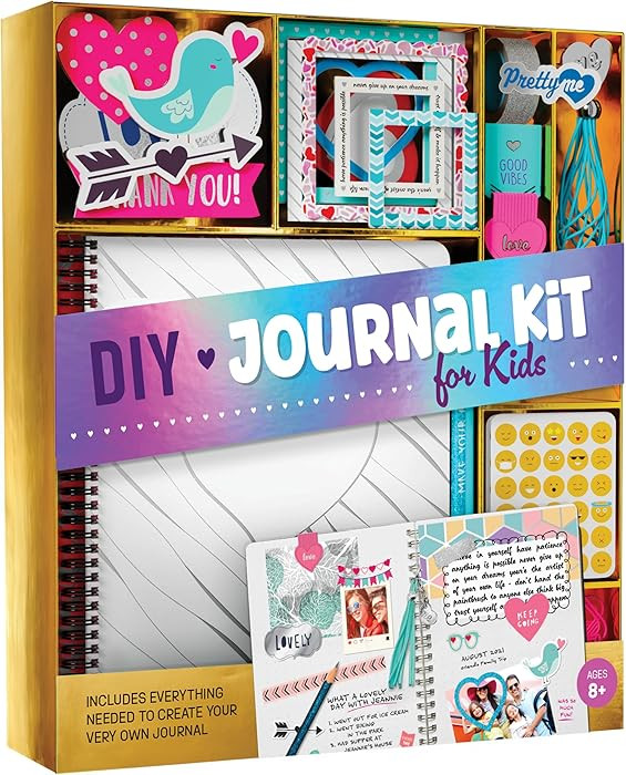 Pretty Me DIY Journal Kit for Girls - Gift for 8-14 Year Old Girl - Cool Birthday Gifts Ideas for... | Amazon (US)