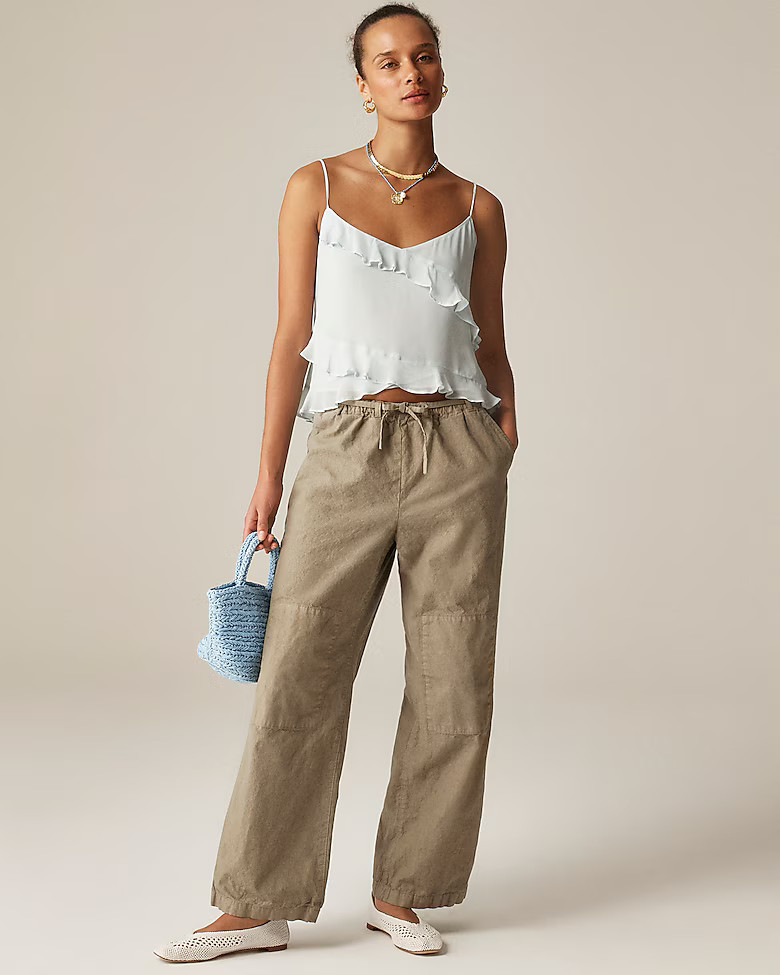 Relaxed utility pant in cotton blend | J. Crew US