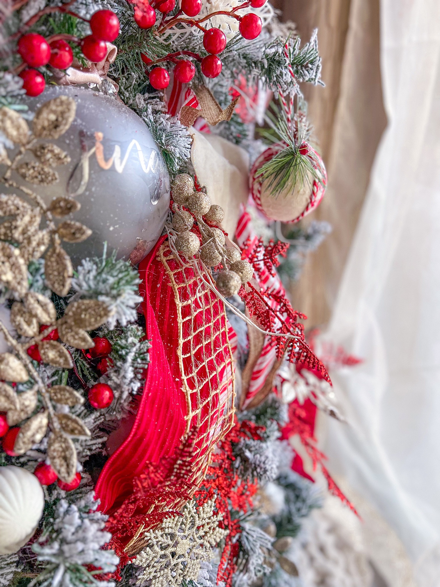 Create your rustic frosted peppermint magical Christmas experience with My Texas home Christmas Ribbon! 

#LTKhome #LTKHoliday #LTKfindsunder50