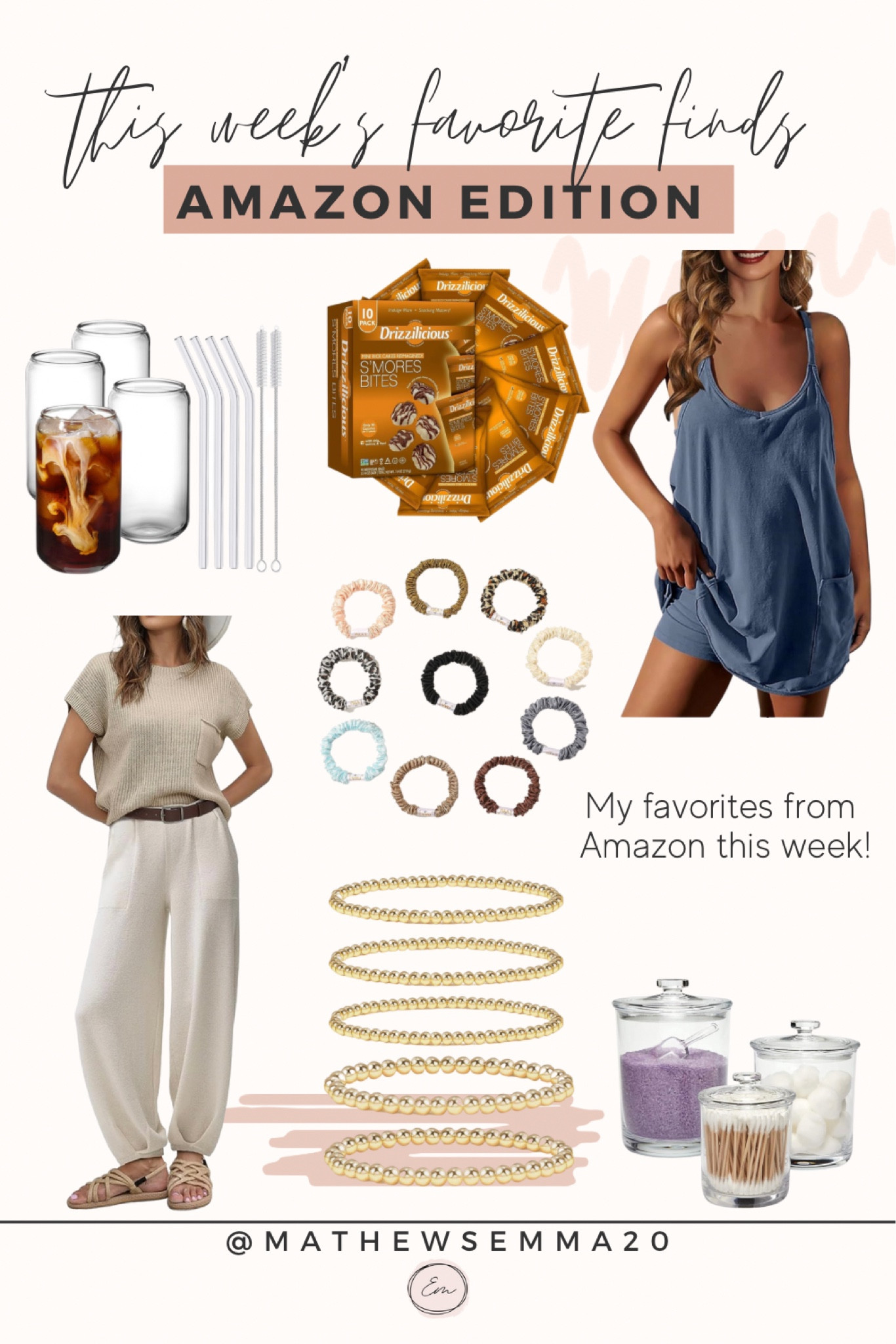 My Amazon favorites this week!
Coffee glasses
Iced coffee
Snacks
Two piece set
Fall fashion
Bracelets
Stacking bracelet 
Bracelet set
Containers
Glass jars
Free people
Athletic dress
Romper
Athleisure
Fall fashion
Fall outfits
On sale

#LTKfindsunder50 #LTKSeasonal #LTKSale