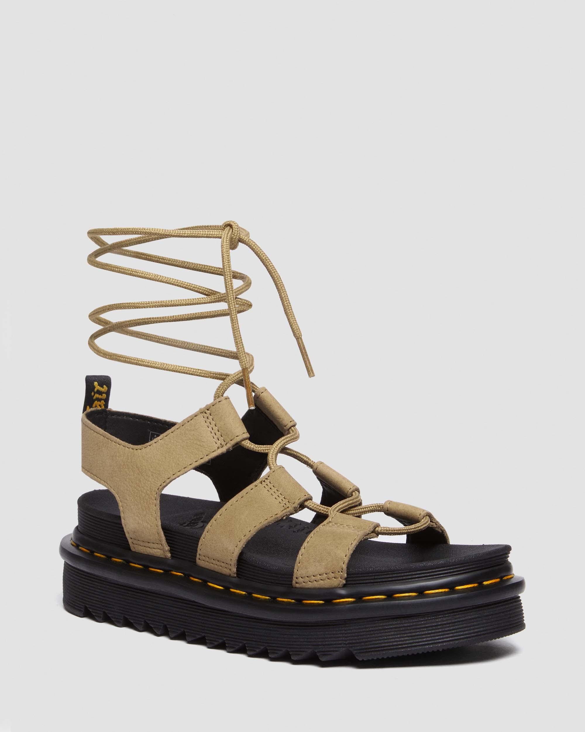 Nartilla Tumbled Nubuck Leather Gladiator Sandals | Dr. Martens