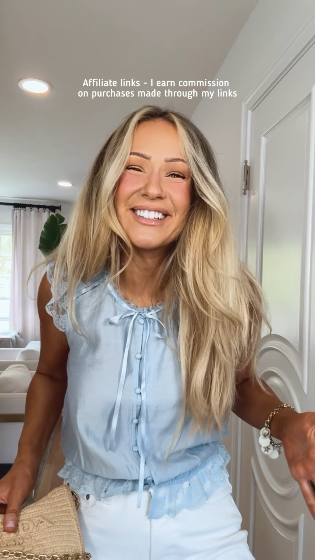 Affiliate links - I earn commission on purchases made through my links | Walmart outfit
Walmart summer top
Walmart jeans white wide leg 
Everyday style