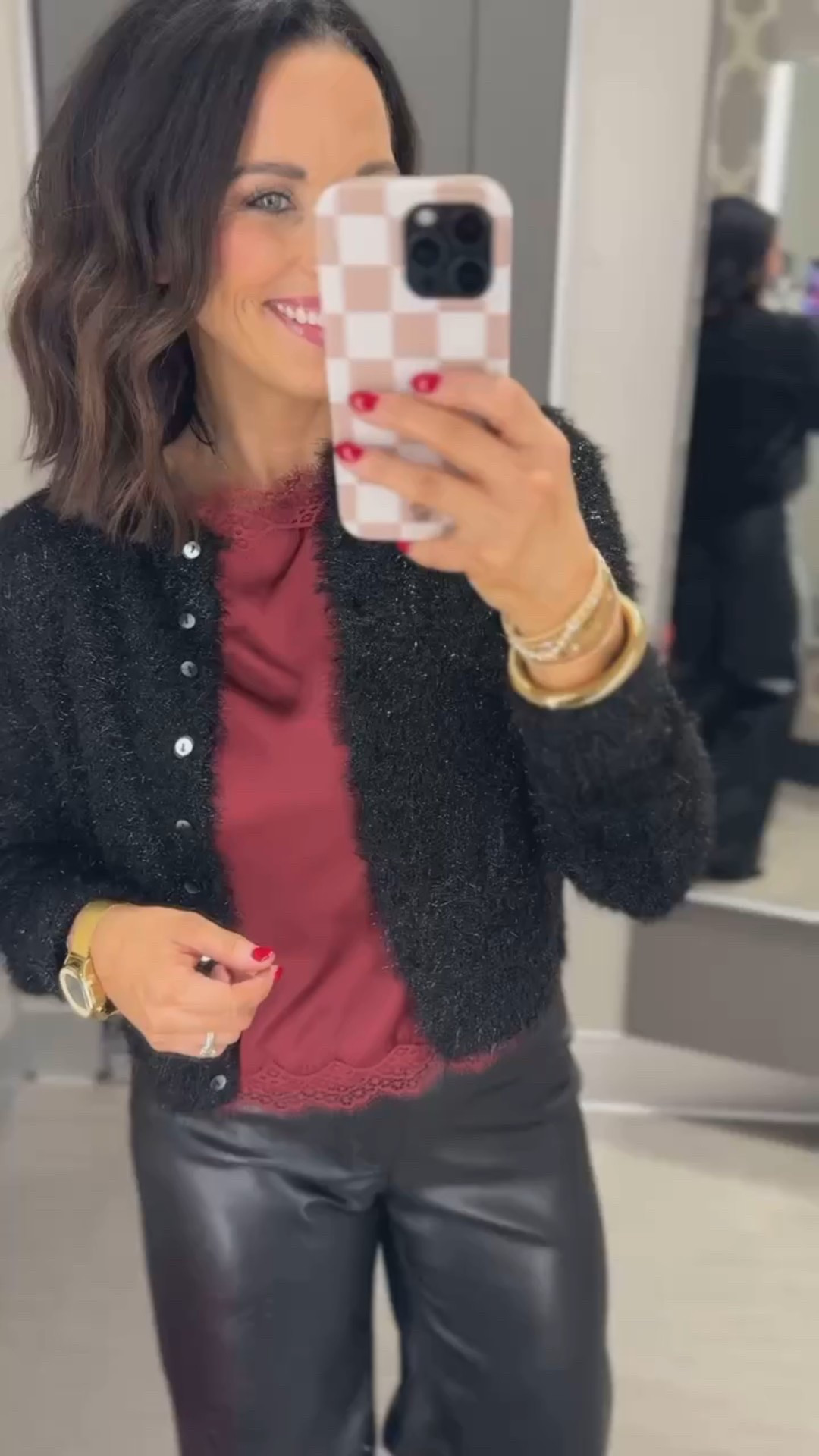 Christmas party outfit inspo perfect for a work holiday party! Aprilwilks VintagePickin women’s holiday fashion finds women’s work Christmas party outfit ideas winter fashion finds women’s holiday outfit Christmas party outfit ideas target new arrivals viral target faux leather pants 

#LTKHoliday #LTKSeasonal #LTKFindsUnder50