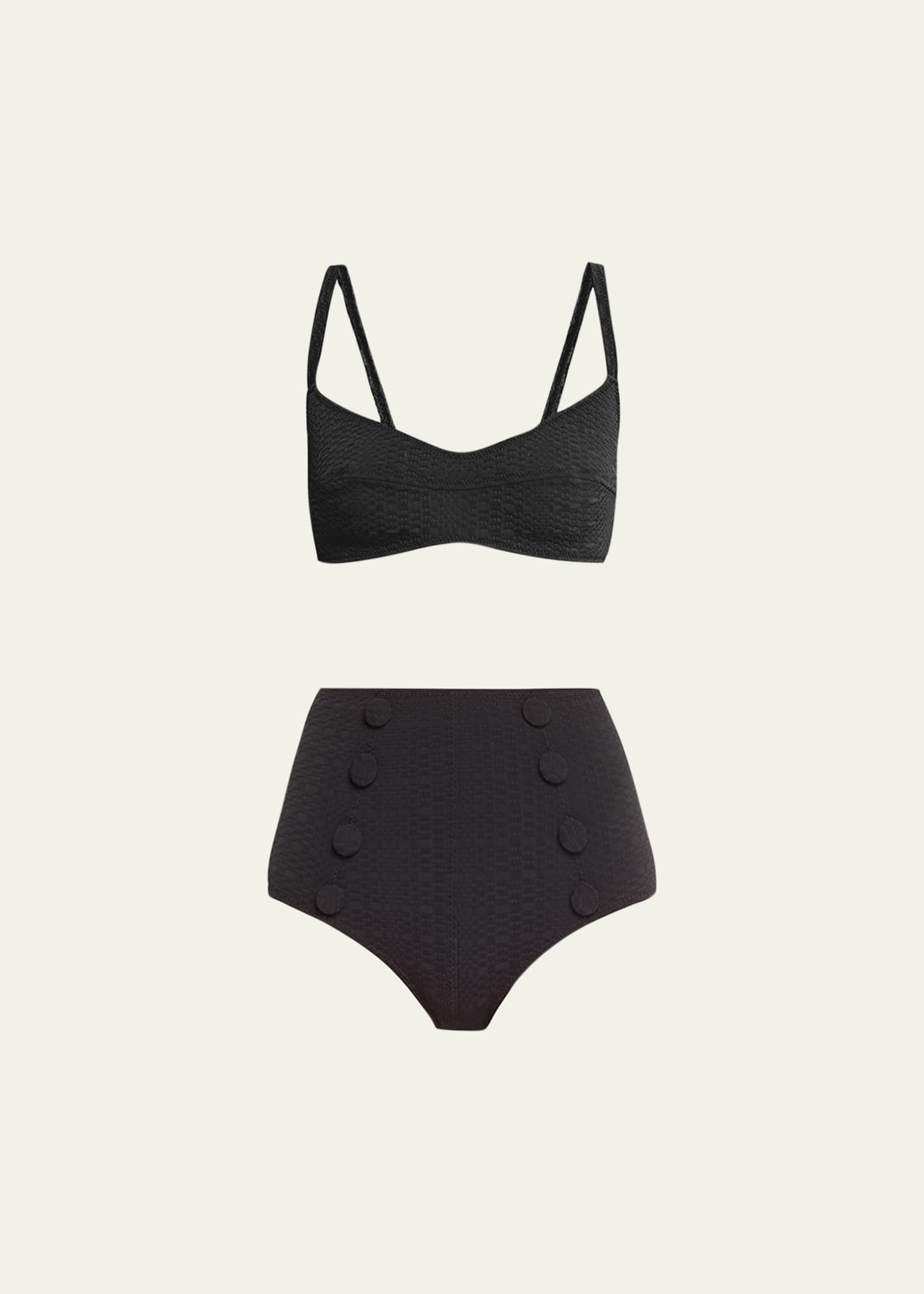 Lisa Marie Fernandez Balconette Two-Piece Bikini Set | Bergdorf Goodman