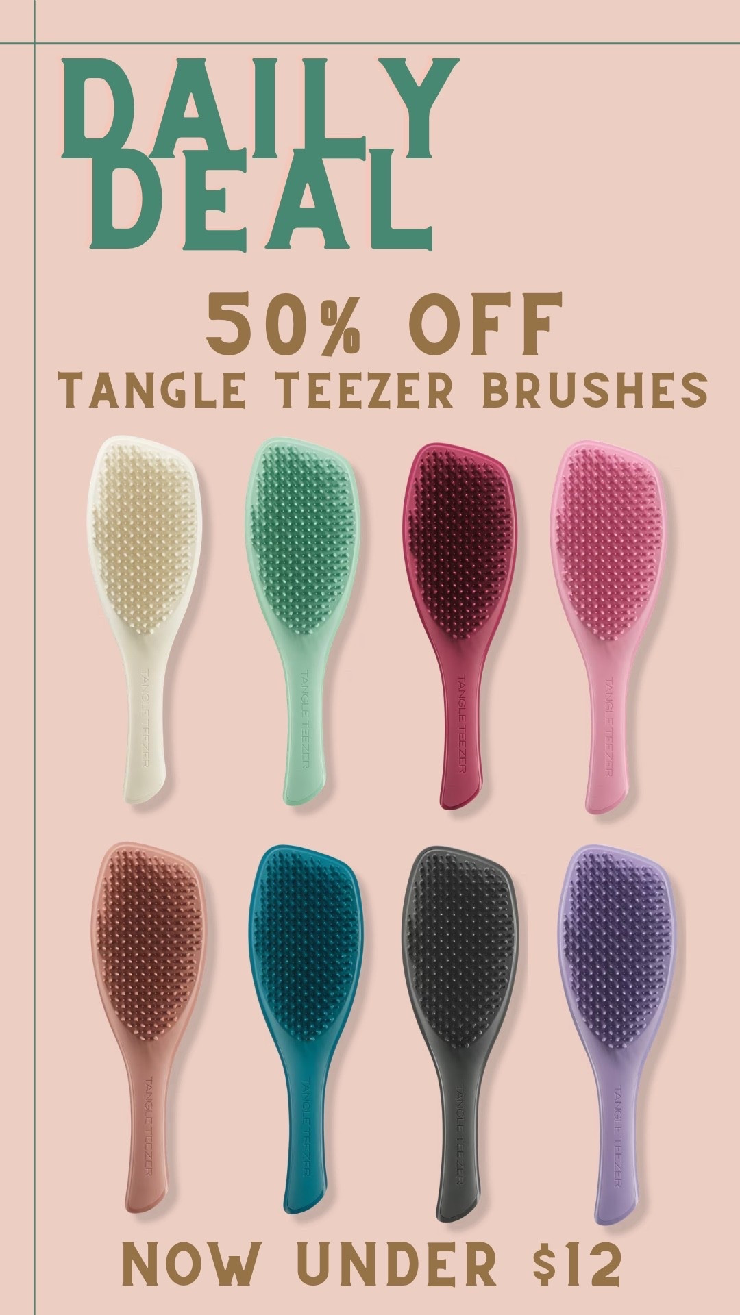 50% off tangle teezer brushes!!

#LTKSaleAlert #LTKmomlife #LTKBeauty