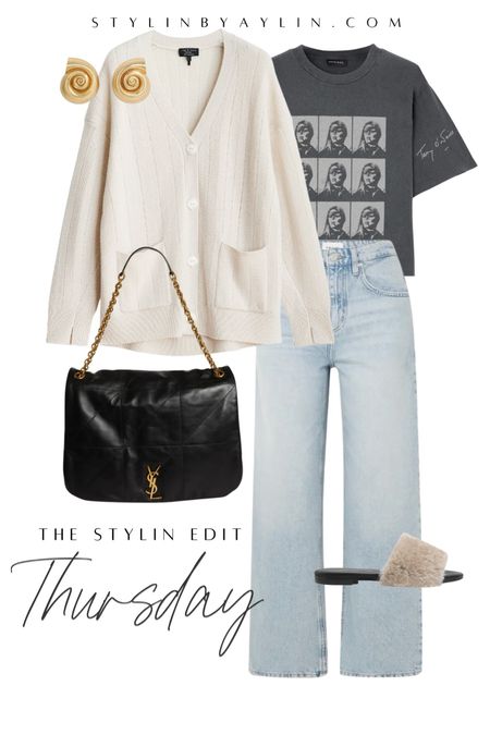 OOTD- Thursday edition, casual style, graphic tee, outfit inspo #StylinbyAylin #Aylin

#LTKStyleTip #LTKFindsUnder50 #LTKFindsUnder100