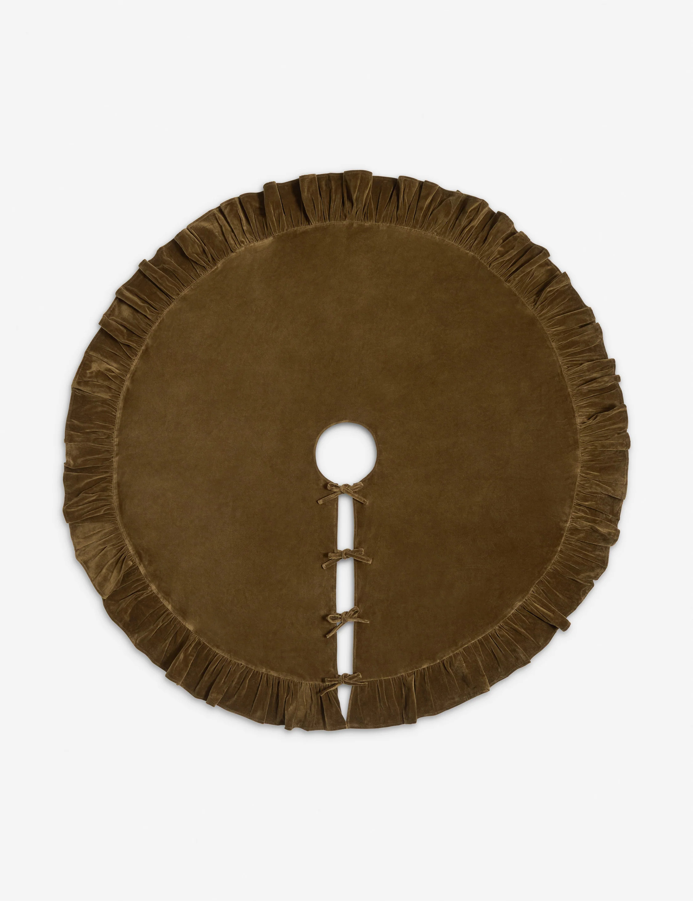 Mauree Velvet Tree Skirt | Lulu and Georgia 