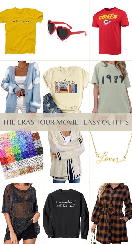 easy, comfy outfits for seeing the eras tour movie in theaters 🍿 

taylor swift // eras tour // eras tour outfits // taylor swift halloween costumes 

#LTKHalloween #LTKfindsunder100 #LTKfindsunder50