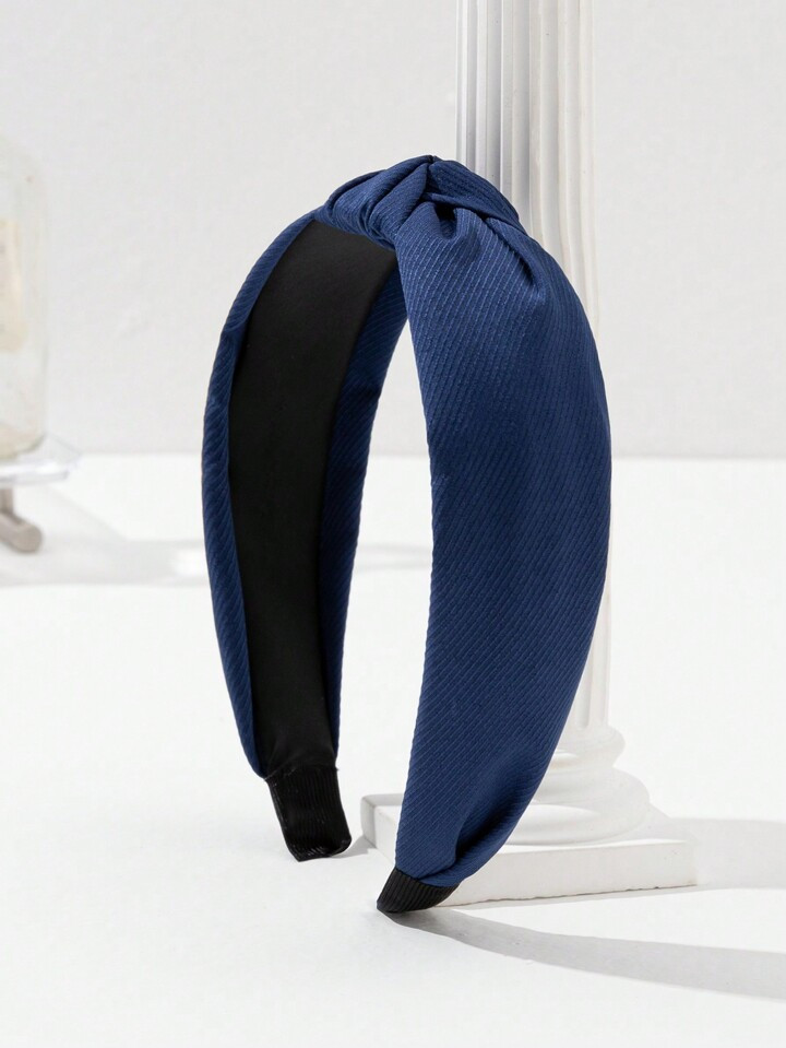 1 stuk Vrouwen Breedgerande Eenvoudig Doek hoofdbanden , Koreaans Geknoopt Gezicht Wassen Haar Cl... | SHEIN