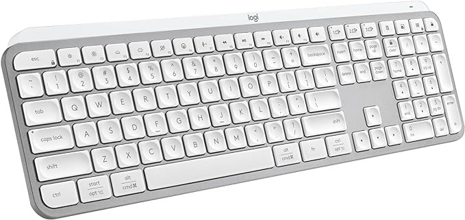 Logitech MX Keys S Wireless Keyboard, Low Profile, Fluid Precise Quiet Typing, Programmable Keys,... | Amazon (US)