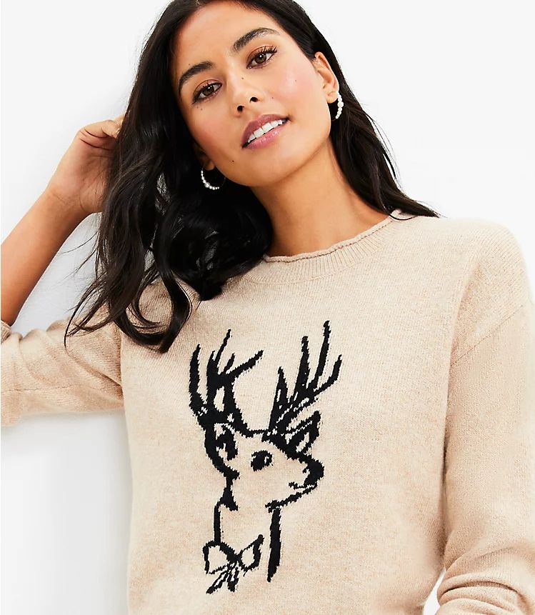 Reindeer Sweater | LOFT