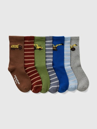 babyGap Digger Crew Socks (7-Pack) | Gap Factory
