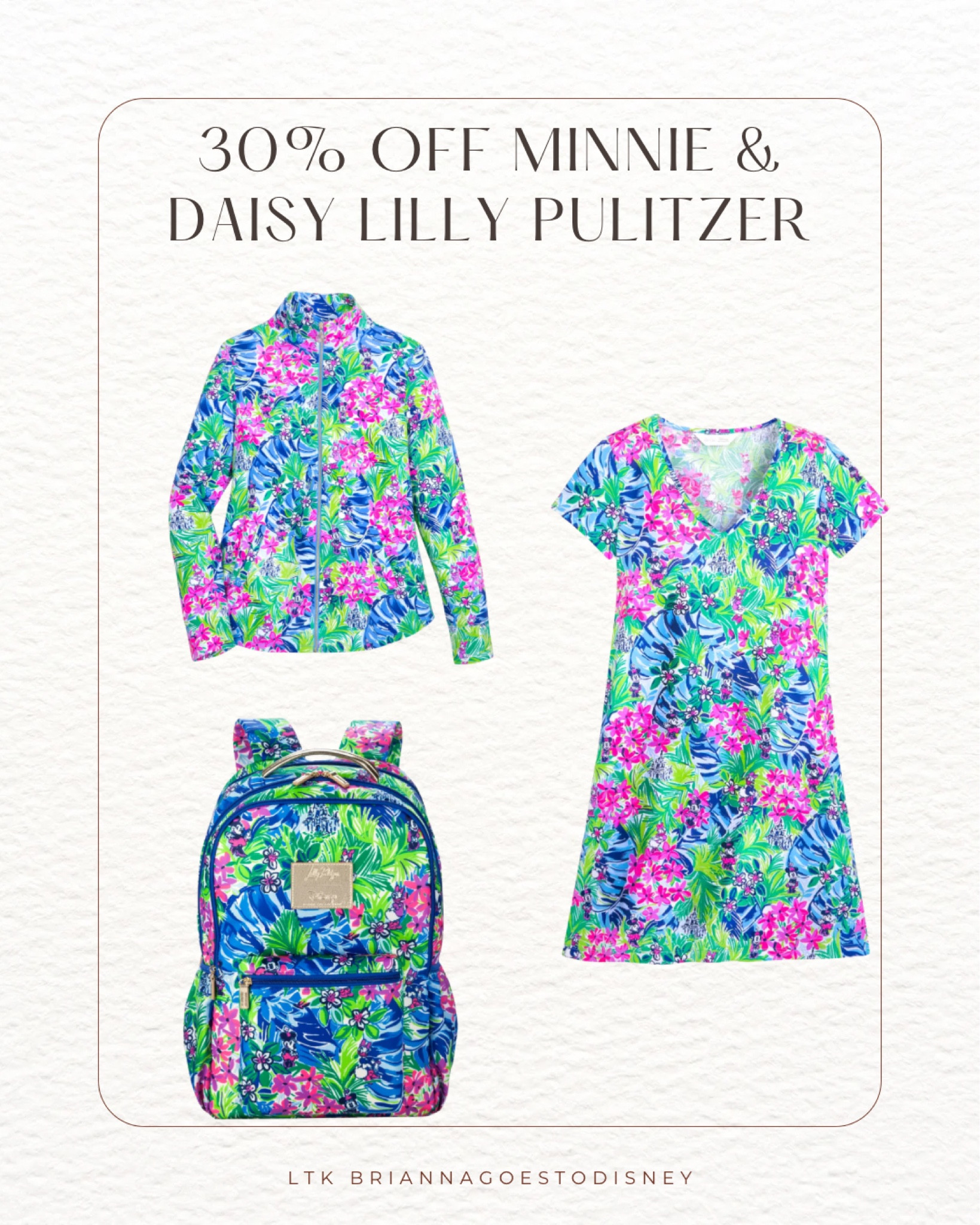 30% off Minnie Mouse & Daisy Duck Lilly Pulitzer Women’s Clothing & Accessories

Women, floral, neon, Nantucket, vineyard, Annapolis, nautical, Disney adult, zip up jacket, sundress, athletic dress, hat, backpack

#LTKSaleAlert #LTKFamily